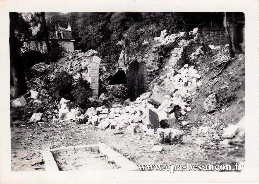 BESANÇON - Tarragnoz - Tunnel du Tacot - 5-9 septembre 1944